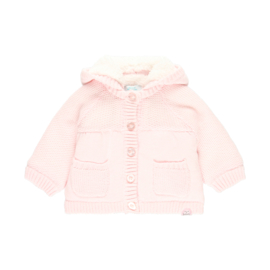 Boboli - Gebreid babyjasje roze