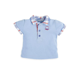 Tutto Piccolo - Lichtblauw polo shirtje