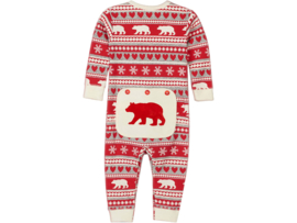 Little Blue House - Baby Union Suit - Fair Isle Bear