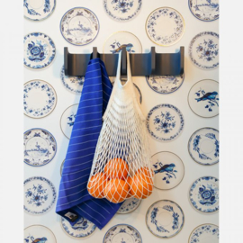 Studio Ditte Porselein behang blauw & goud