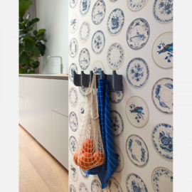 Studio Ditte Porselein behang blauw & goud