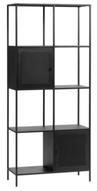 Boekenkast Bookcase zwart SHOWMODEL