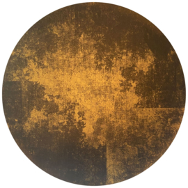 MAGNEETSTICKER GOUD FABRIC - Ø 60 CM