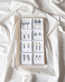 wooden display for 8 boxes