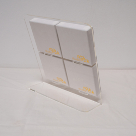 acrylic display for 4 boxes - seethrough