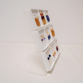 acrylic display for 9 boxes - seethrough