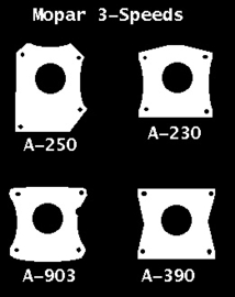 A903 3 speed manual transmission met bellhousing