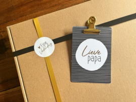 'Lieve papa' Koekenbox cadeaupakket