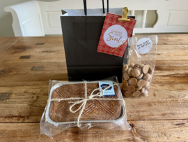 Speculaaskoek met pepernoten