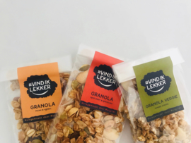 Proefpakket van alle smaken granola