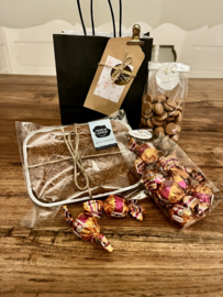 Speculaaskoek met pepernoten/chocolade