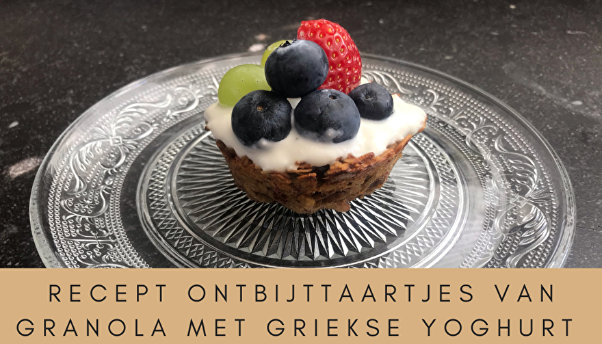 Ontbijttaartje van granola