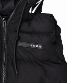 ICON Hooded Bodywarmer - Zwart