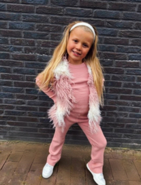 Fake Fur bodywarmer | Roze