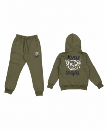 ICON Rebel Bear Tracksuit - Army Green