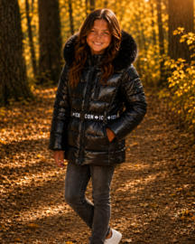 ICON Luxe Puffer jas Meisjes - Zwart
