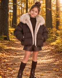 Fluffy Dream Jacket - Choco