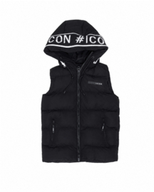 ICON Hooded Bodywarmer - Zwart