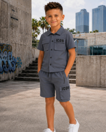 ICON Cargo Summer Set - Gray