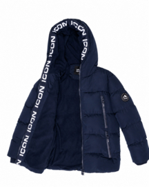 ICON Northbound Zip Puffer - Navy Blue