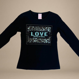 Longsleeve Glitter Love World