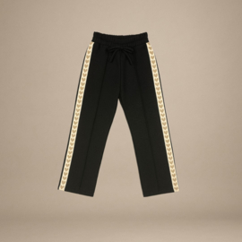 Broek met gouden hartjes bies