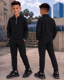 ICON Smart Polo Tracksuit - Zwart