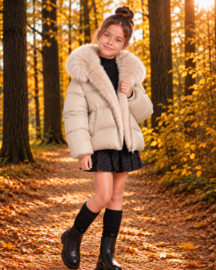 Fluffy Dream Jacket - Beige