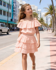 Beach Ruffles Set - Zalm