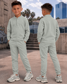 ICON Junior Class Tracksuit - Pastel Green
