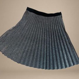 Plissé glitter rok