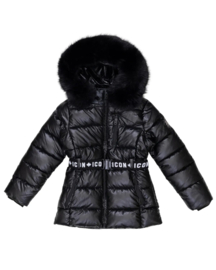ICON Luxe Puffer jas Meisjes - Zwart