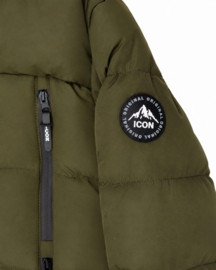 ICON Northbound Zip Puffer - Army Green