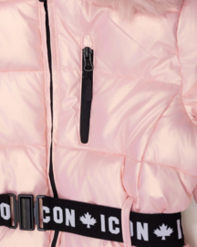 ICON Luxe Puffer jas Meisjes - Roze