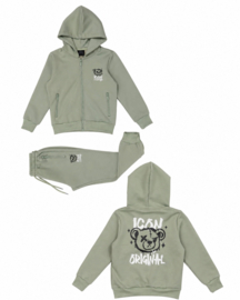 ICON Rebel Bear Tracksuit - Pastel Green