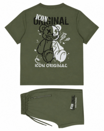 ICON Rebel Bear Summer Set - Army Green