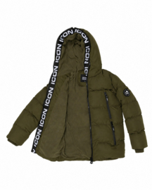 ICON Northbound Zip Puffer - Army Green
