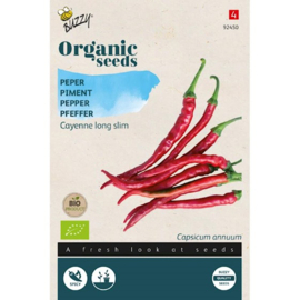 Buzzy® Organic Peper Cayenne long slim (BIO)