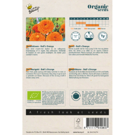 Buzzy® Organic Calendula, Goudsbloem Ball's Orange (BIO)