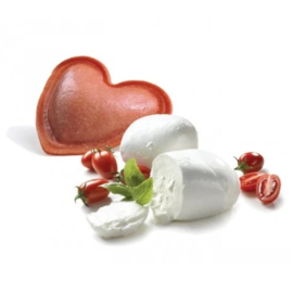 Cuori Rossi Mozzarella di Bufala D.O.P. Pomodoro & Basilico 3kg