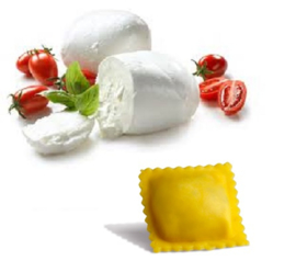 Tortelli Mozzarella di Bufala D.O.P. Pomodoro & Basilico 3kg