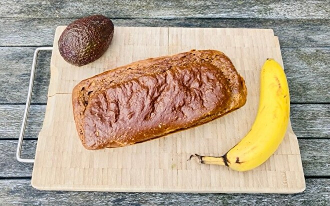 Avocado bananenbrood