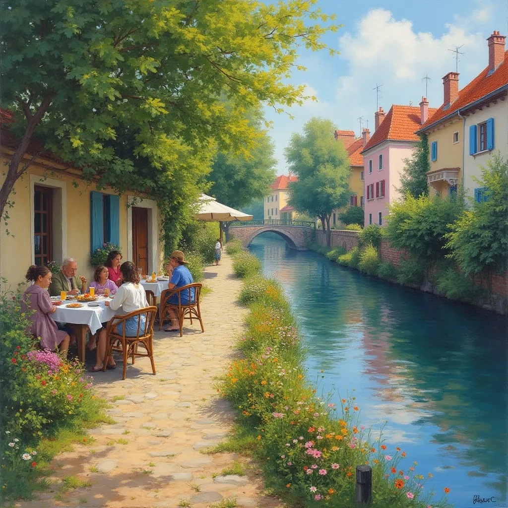 Zomers ontbijt Diamond Painting