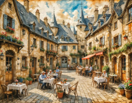 Frans Cafe Diamond Painting