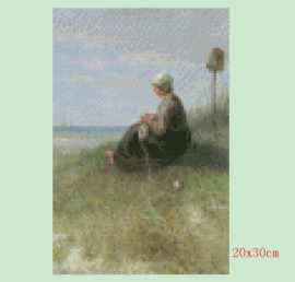 Jozef Israels breistertje duintop Diamond Painting full