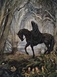 Zwarte Ruiter Lord of the Rings Diamond Painting