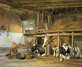 Ravenswaay Koeien op stal Diamond Painting full