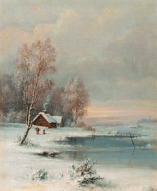 Winter Landschap Diamond Painting full