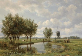 Borselen Hollands Landschap Diamond Painting