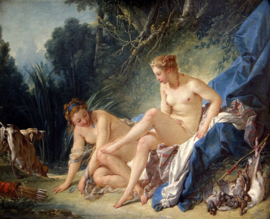 Francois Boucher Badende Diane Diamond Painting